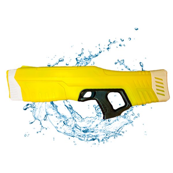 تفنگ آب پاش دیجیتالی Electric Toy Water Gun رنگ زرد