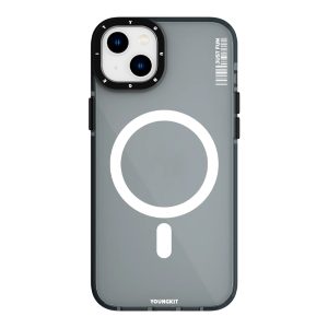 قاب مگ‌سیف یانگ کیت مدل YungKit JCcX001 مناسب iPhone 13 رنگ آبی دودی شفاف