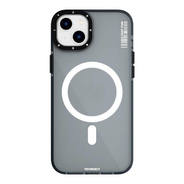 قاب مگ‌سیف یانگ کیت مدل YungKit JCcX001 مناسب iPhone 13 رنگ آبی دودی شفاف