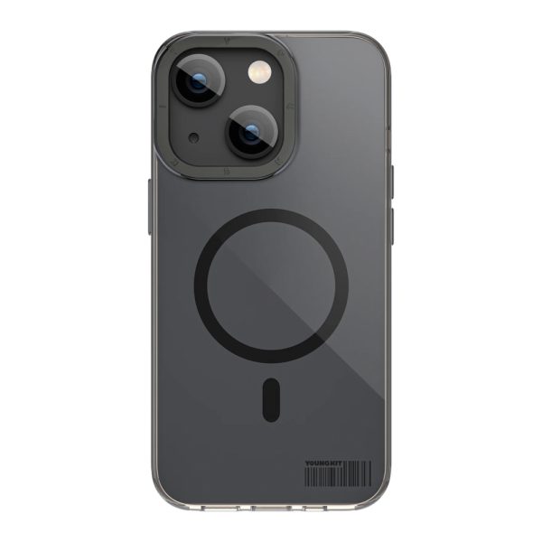 قاب مگ‌سیف یانگ کیت مدل YungKit LL007 مناسب iPhone 13 رنگ دودی شفاف
