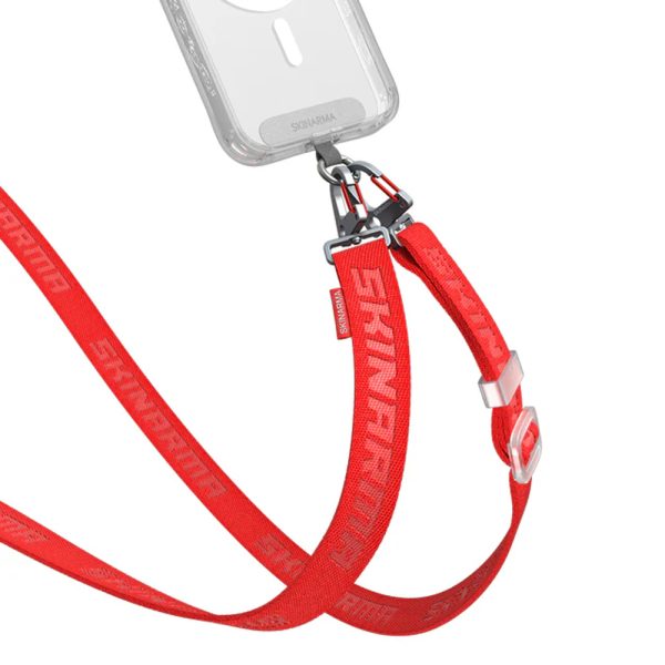 بند آویز گردنی SKINARMA SCOUT Universal Lanyard رنگ قرمز