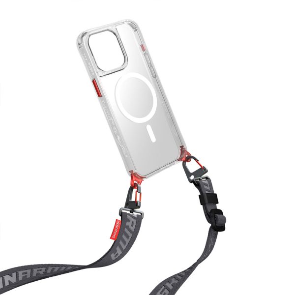 بند آویز گردنی SKINARMA SCOUT Universal Lanyard رنگ خاکستری