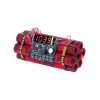 ساعت رومیزی طرح دینامیت Dynamite alarm clock رنگ قرمز