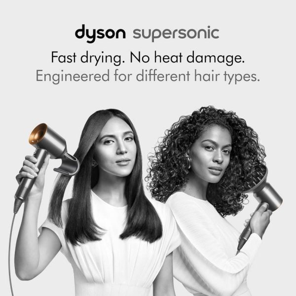 سشوار دایسون مدل Dyson Supersonic HD07 Nickel Copper (نقره‌ای | مسی)