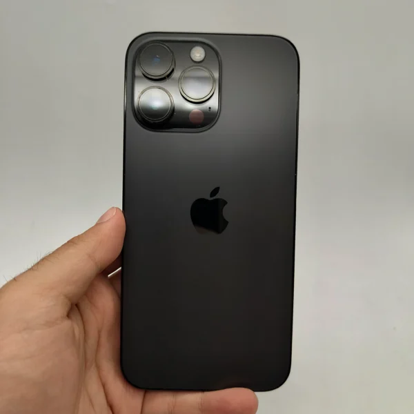 گوشی موبایل دست دوم اپل iPhone 14 ProMAX رنگ مشکی حافظه ۲۵۶ گیگ تک سیم AA بدون رجیستری
