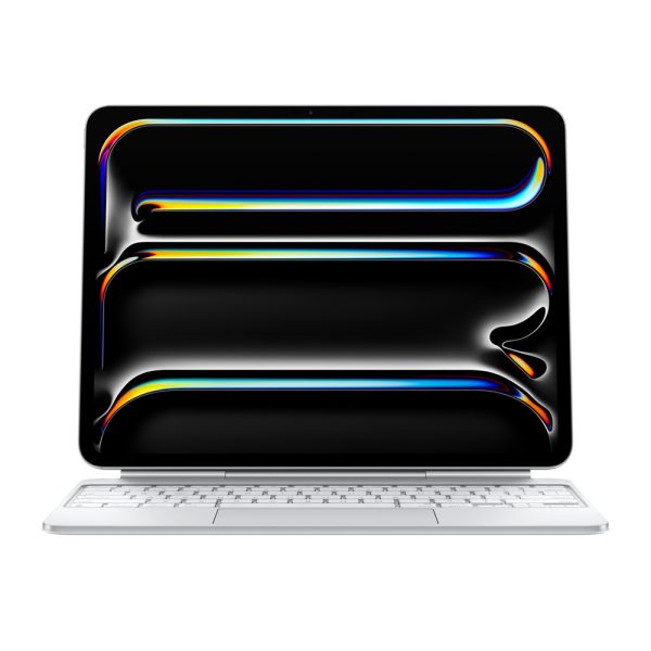 مجیک کیبورد آیپد پرو و ایر ۱۱ اینچ M4 اپل مدل Magic Keyboard-سفید