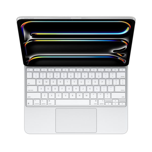 مجیک کیبورد آیپد پرو و ایر ۱۱ اینچ M4 اپل مدل Magic Keyboard-سفید
