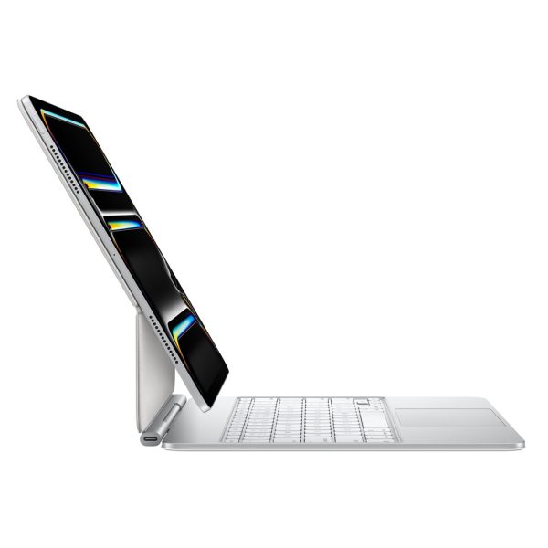 مجیک کیبورد آیپد پرو و ایر ۱۱ اینچ M4 اپل مدل Magic Keyboard-سفید
