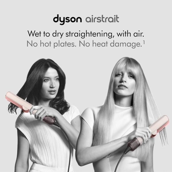 سشوار و صاف کننده مو دایسون مدل Dyson Airstrait HT01 Limited Edition-Ceramic Pink/Rose Gold (تولید محدود صورتی سرامیک/رز گلد)
