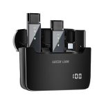 میکروفون بی سیم یقه‌ای گرین لاین Green Lion مدل 2 در 1 DIGITAL DISPLAY Microphone تایپ سی