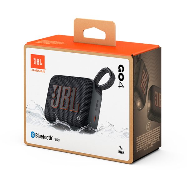 اسپیکر بلوتوثی قابل حمل جی بی ال مدل GO4 PORTABLE | رنگ مشکی