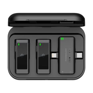 ست میکروفن بی سیم پاورولوژی مدل Lavalier -Duo دو کاربره