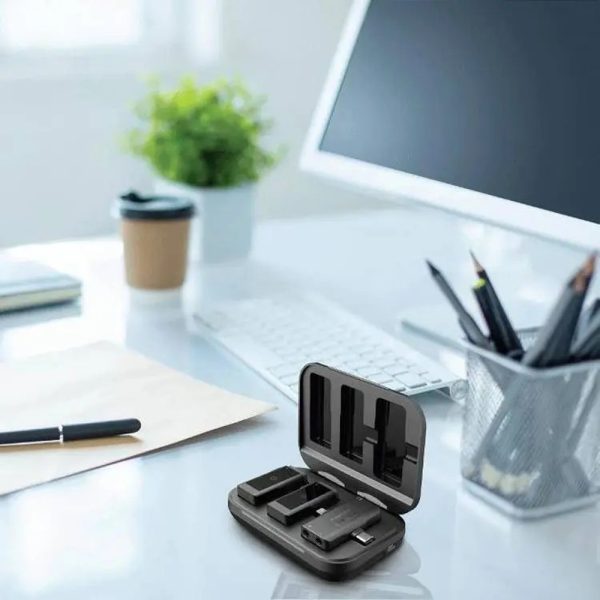 ست میکروفن بی سیم پاورولوژی مدل Lavalier -Duo تک کاربره