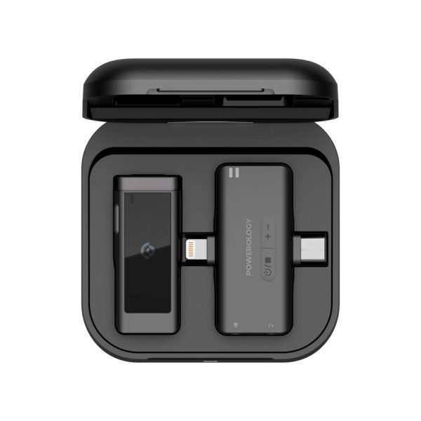 ست میکروفن بی سیم پاورولوژی مدل Lavalier -Duo تک کاربره