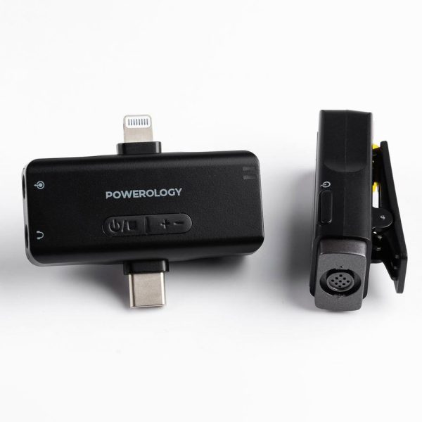 ست میکروفن بی سیم پاورولوژی مدل Lavalier -Duo تک کاربره