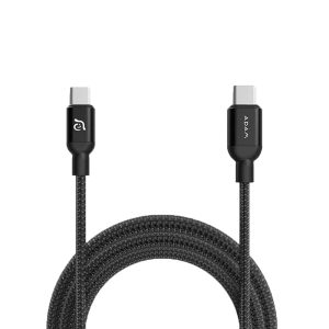 کابل USB-C به USB-C آدام المنتس مدل Adam Elements CASA S120 طول ۱.۲متری | رنگ مشکی