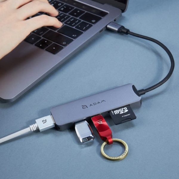 هاب پنج پورت USB-C آدام المنتس مدل Casa Hub A05
