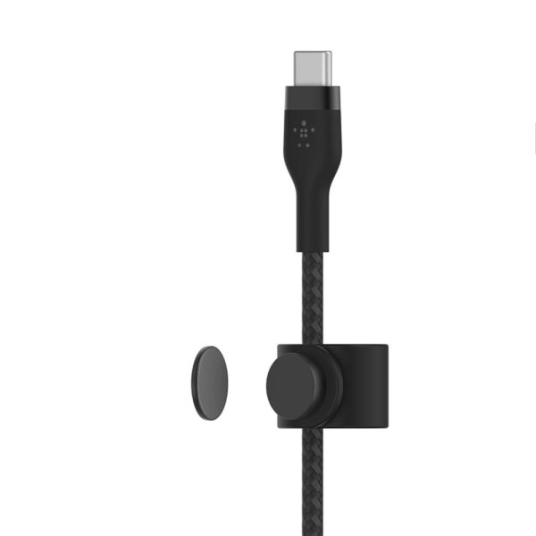 کابل شارژ USB-C به لایتنینگ بلکین مدل CAA0۱۱bt3MBK طول ۳متر | رنگ مشکی