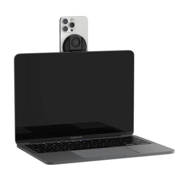هولدر مگنتی بلکین مخصوص لپ تاپ Belkin iPhone Mount With Magsafe For Mac رنگ مشکی