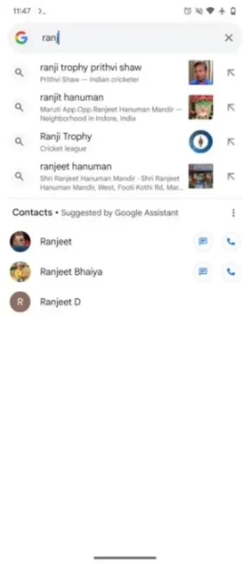 google app show contact search 66a93c142b1932d8e4d5259b