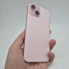گوشی موبایل دست دوم اپل مدل iphone 15 ظرفیت 128 گیگ | رنگ صورتی دوسیم کارت CH ریجستر شده