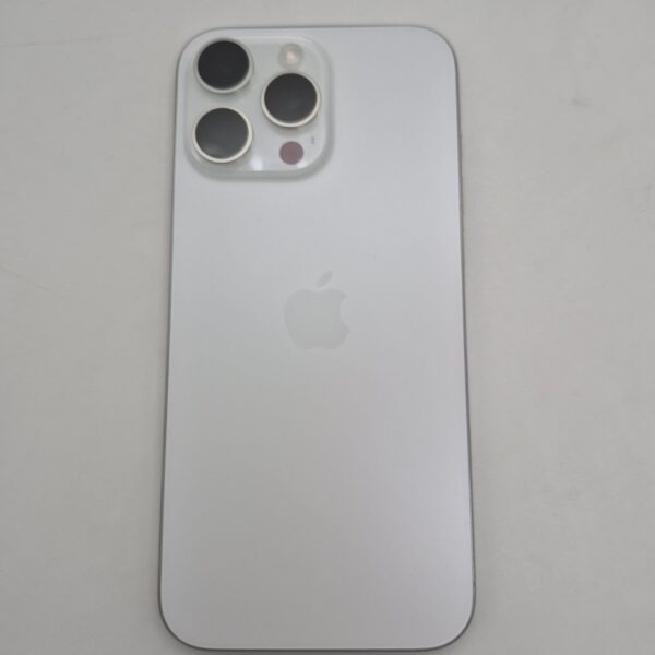 گوشی موبایل دست دوم اپل iPhone ۱۶ Promax رنگ White Titanium حافظه 256 گیگ دو سیم ZA