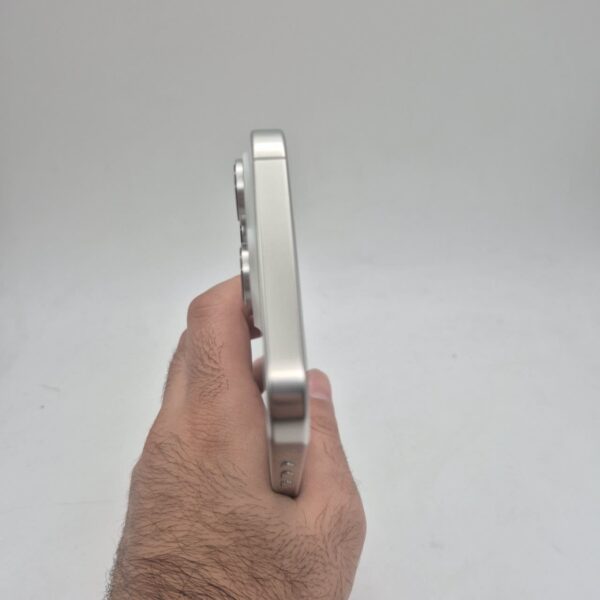 گوشی موبایل دست دوم اپل iPhone ۱۶ Promax رنگ White Titanium حافظه 256 گیگ دو سیم ZA