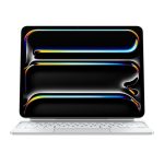 مجیک کیبورد آیپد پرو و ایر 13 اینچ M4 اپل مدل Magic Keyboard-نقره‌ای