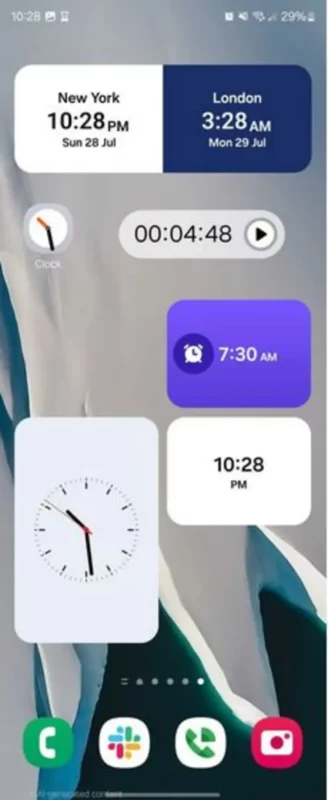 samsung clock one ui 7