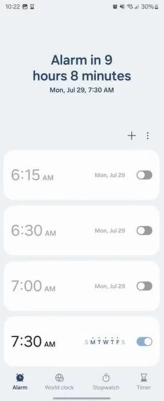 samsung clock one ui 7 update