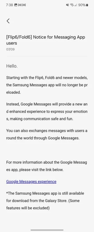 samsung members default galaxy messaging app 1