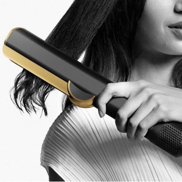 سشوار و صاف کننده مو دایسون مدل Dyson Airstrait Straightener Onyx Black/Gold (مشکی/طلایی)