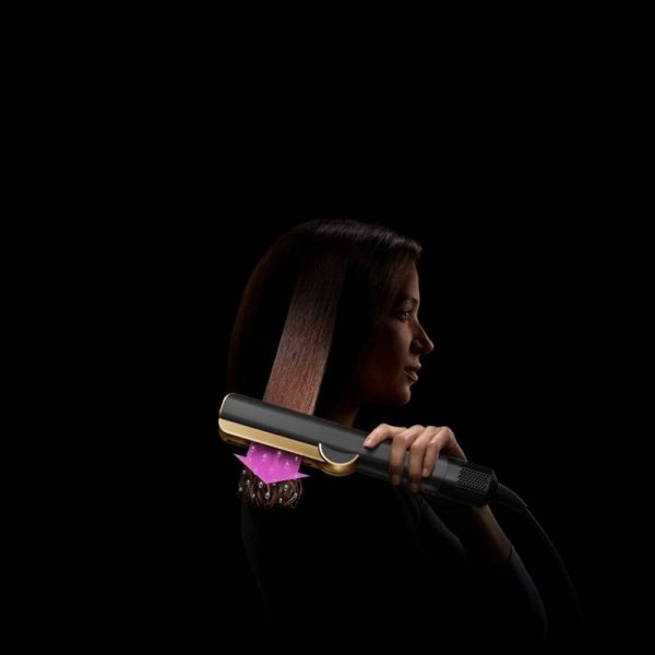 سشوار و صاف کننده مو دایسون مدل Dyson Airstrait Straightener Onyx Black/Gold (مشکی/طلایی)