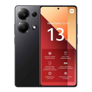 گوشی موبایل شیائومی مدل Redmi Note 13 Pro 4G دو سیم کارت ظرفیت 256 گیگابایت و رم 12 گیگابایت رنگ s مشکی