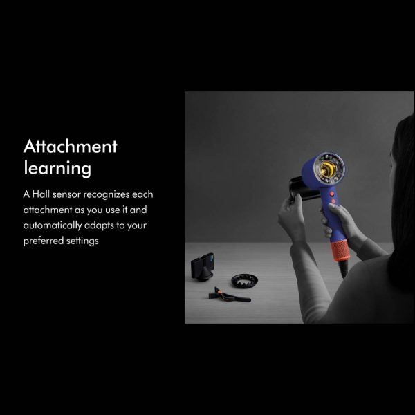 سشوار هوشمند دایسون مدل Dyson Supersonic Nural hair dryer (Vinca blue|Topaz)