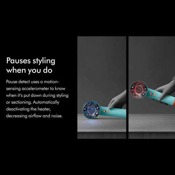 سشوار هوشمند دایسون مدل Dyson Supersonic Nural HD16-Ceramic Patina/Topaz (سرامیک فیروزه‌ای/نارنجی) با گارانتی ۲۴ ماه