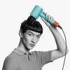 سشوار هوشمند دایسون مدل Dyson Supersonic Nural HD16-Ceramic Patina/Topaz (سرامیک فیروزه‌ای/نارنجی) با گارانتی ۲۴ ماه