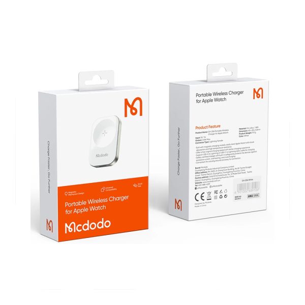 شارژ مغناطیسی اپل واچ و ایرپاد۴ Mcdodo CH-2060 Portable Wireless Charger