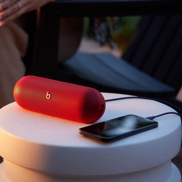 اسپیکر بلوتوثی بیتس مدل Beats Pill رنگ قرمز (Statement Red)