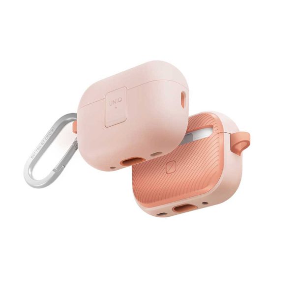 کاور ایرپاد پرو ۲ یونیک UNIQ CLYDE AIRPODS PRO 2ND GEN LOCK CASE رنگ صورتی