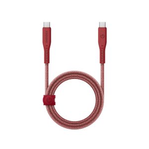 کابل USB-C 240W به USB-C انرژیا مدل FLOW  رنگ قرمز طول ۱.۵ متری