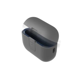 کاور ایرپاد پرو ۲ یونیک UNIQ CLYDE AIRPODS PRO 2ND GEN LOCK CASE رنگ طوسی-آبی