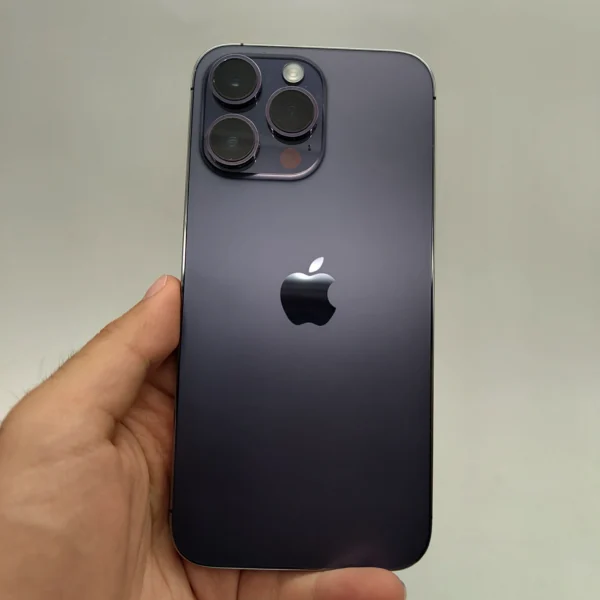 گوشی موبایل دست دوم iPhone 14 Pro Max رنگ بنفش ظرفیت 256GB دوسیم ZA بدون رجیستری
