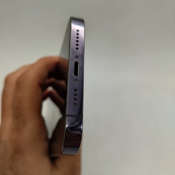گوشی موبایل دست دوم iPhone 14 Pro Max رنگ بنفش ظرفیت 256GB دوسیم ZA بدون رجیستری
