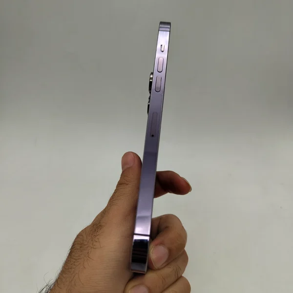 گوشی موبایل دست دوم iPhone 14 Pro Max رنگ بنفش ظرفیت 256GB دوسیم ZA بدون رجیستری