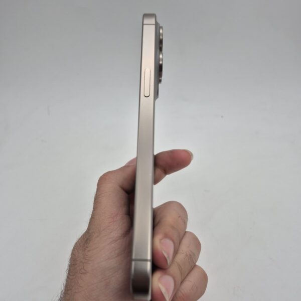 گوشی موبایل دست دوم اپل iPhone 15 Promax رنگ Natural Titanium حافظه 512 گیگ ZA بدون ریجستری