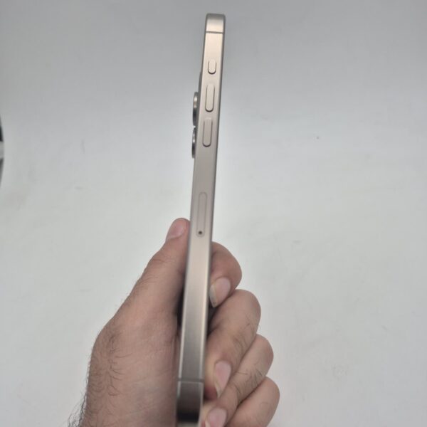 گوشی موبایل دست دوم اپل iPhone 15 Promax رنگ Natural Titanium حافظه 512 گیگ ZA بدون ریجستری
