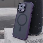 قاب گوشی magic mask مگ سیف مناسب برای iPhone 12 pro رنگ بنفش