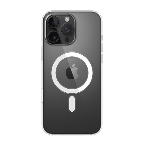 قاب اورجینال ۱۶ پرومکس شفاف مگ سیف مدل Clear Case with MagSafe iPhone 16 ProMax