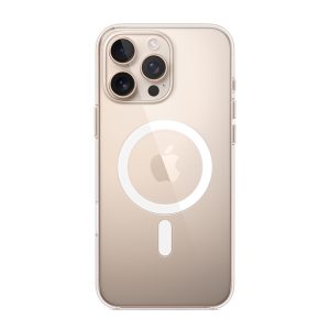 قاب اورجینال ۱۶ پرو شفاف مگ سیف مدل Clear Case with MagSafe iPhone 16 Pro